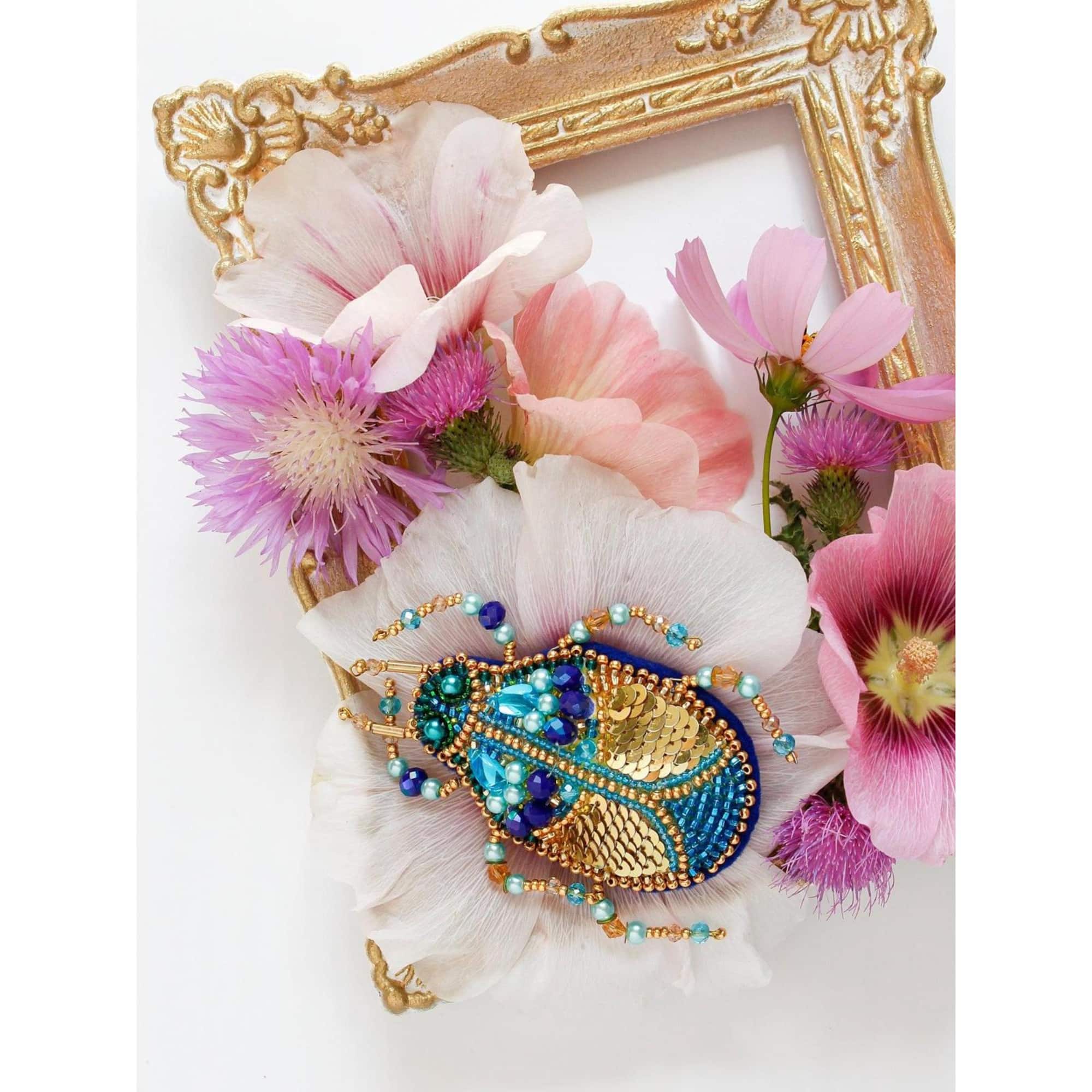 Abris Art Azurite Bead Embroidery Decoration Kit